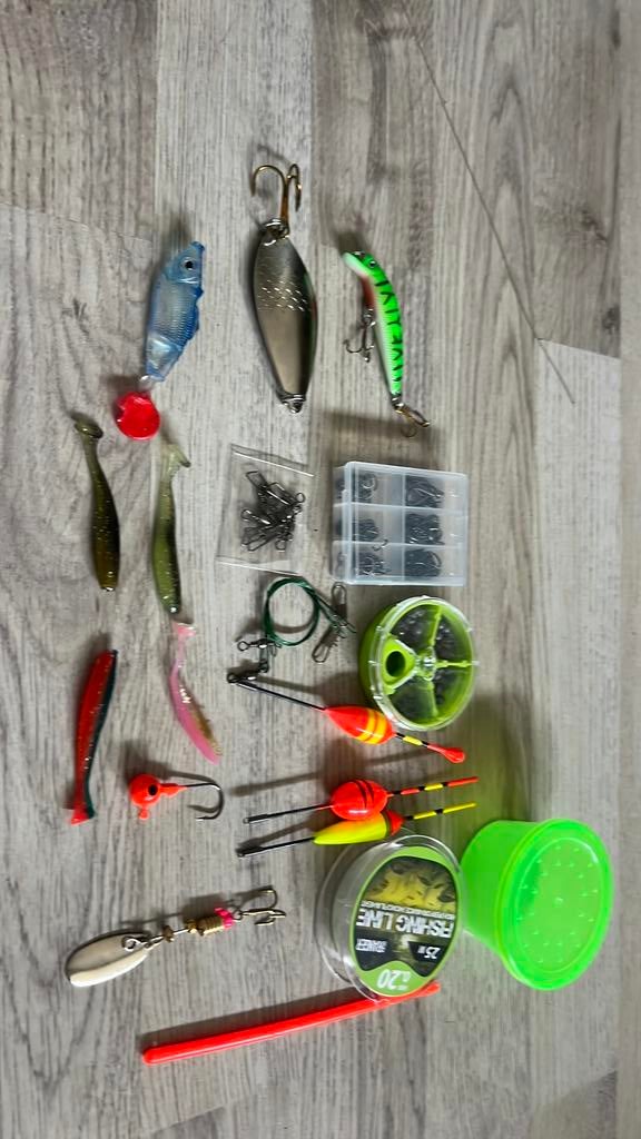 Vis spulletjes, Watersport en Boten, Hengelsport | Roofvissen, Ophalen, Nieuw, Complete set