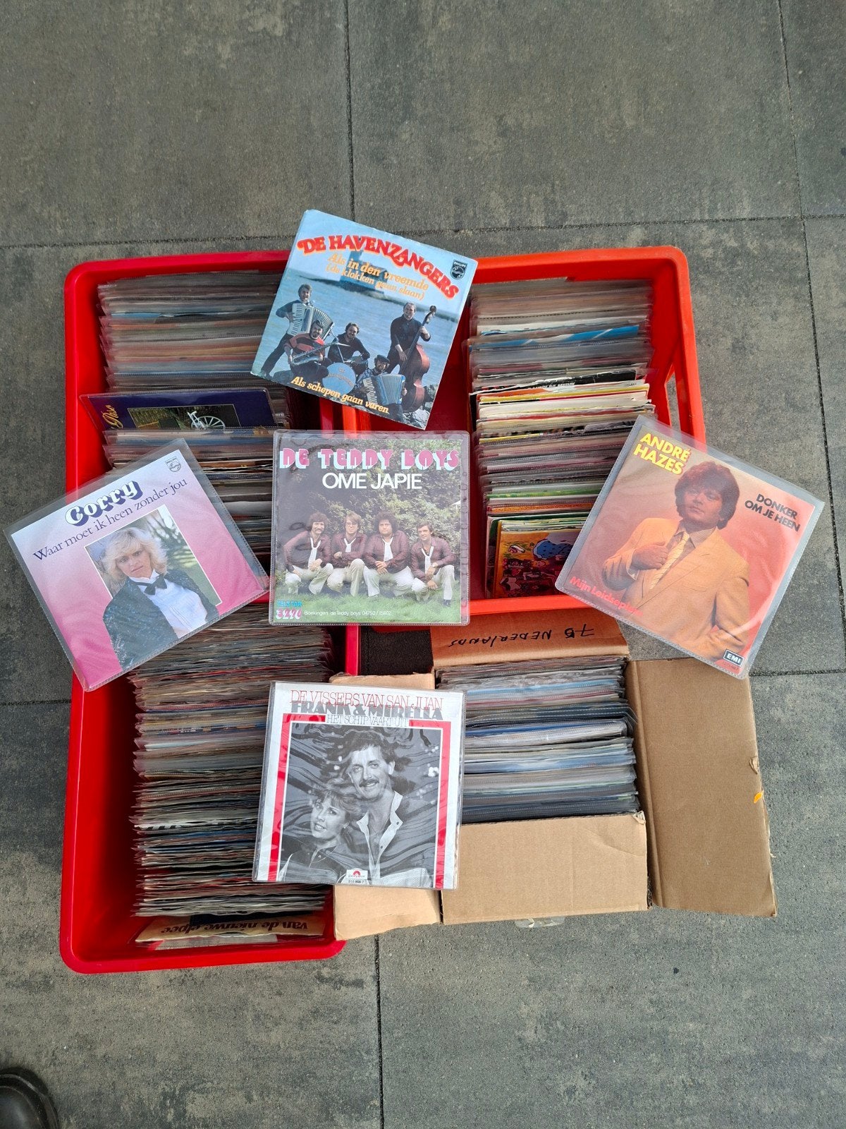 Nederlandstalige singles jaren '70, '80 en '90, Cd's en Dvd's, Ophalen, 7 inch, Levenslied of Smartlap, EP