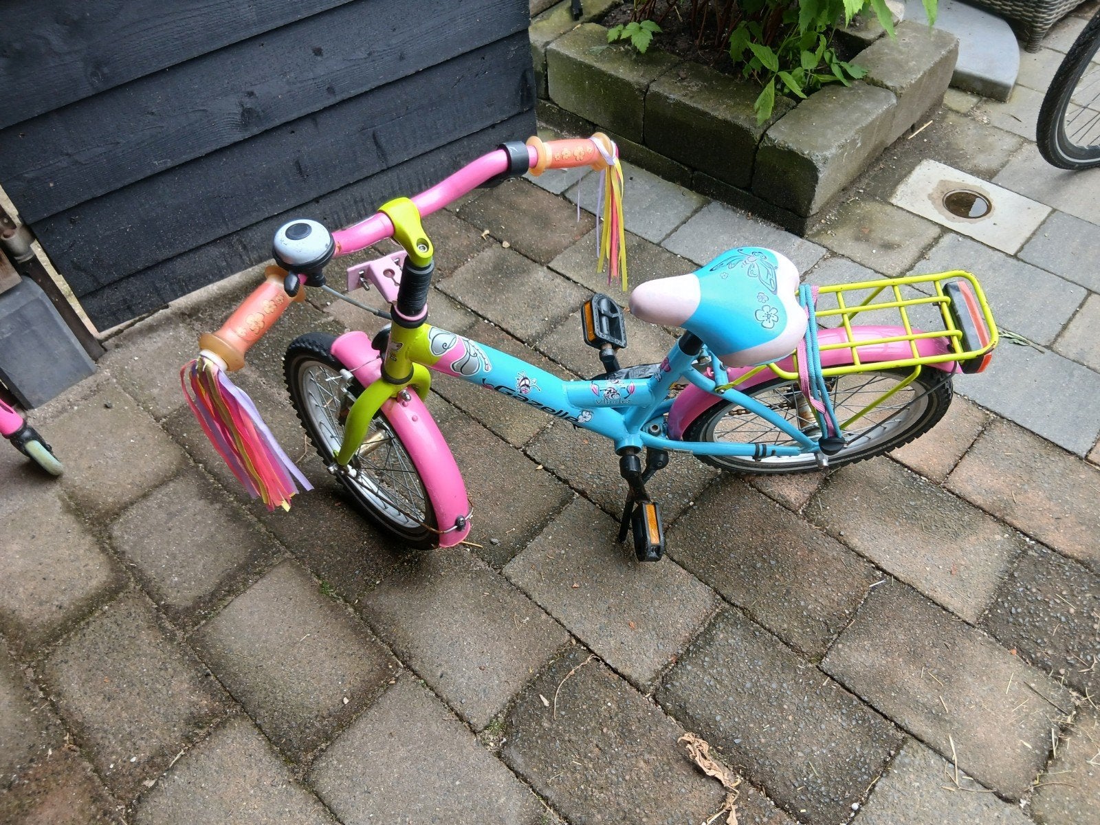 Leuke Gazelle kinderfiets 16 inch met hand- en terugtraprem, Ophalen, Terugtraprem, Gazelle, 16 tot 20 inch