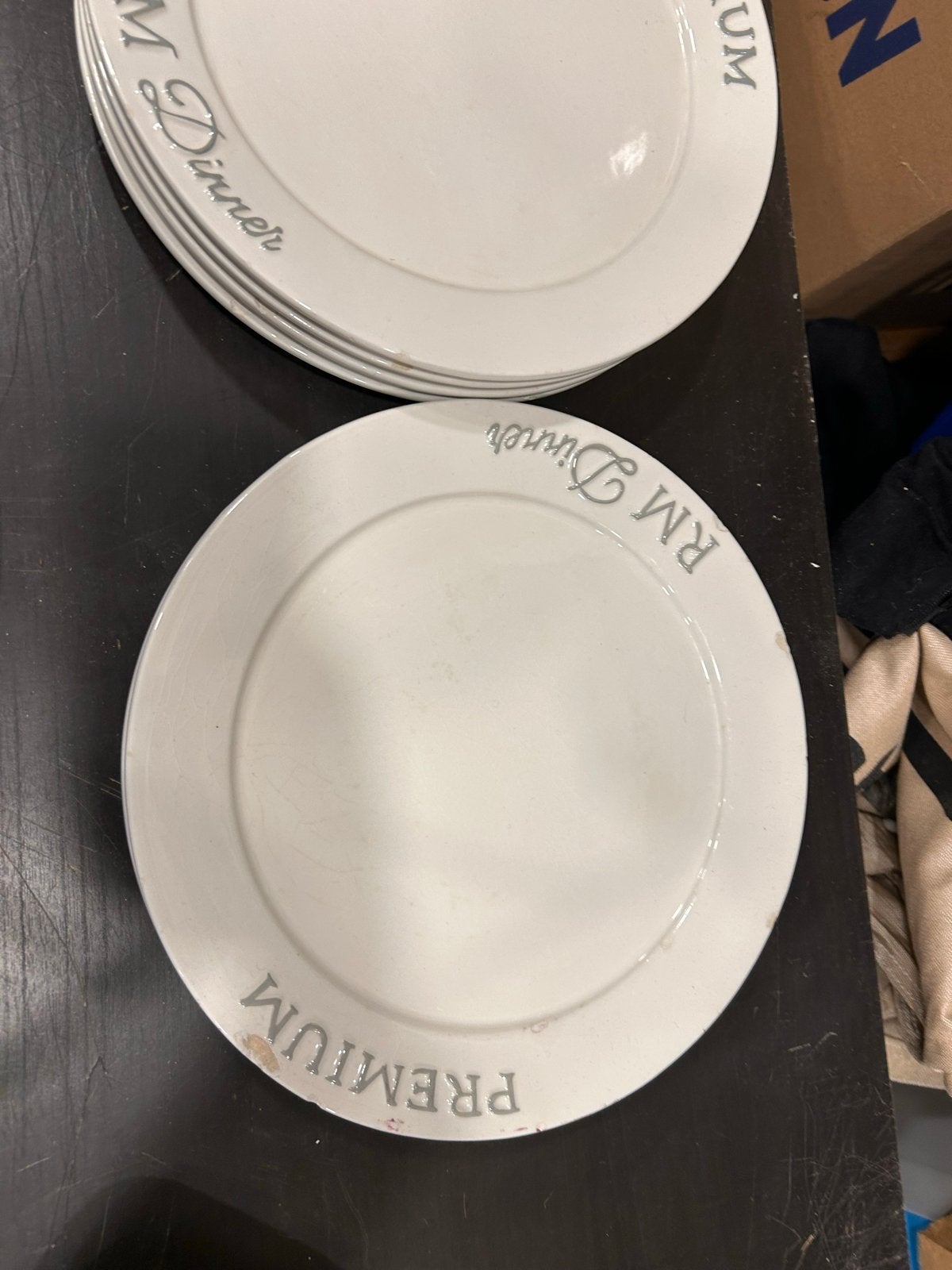6 Riviera Maison borden - RM Dinner Premium (30 cm), Gebruikt, Overige merken, ., Keramiek