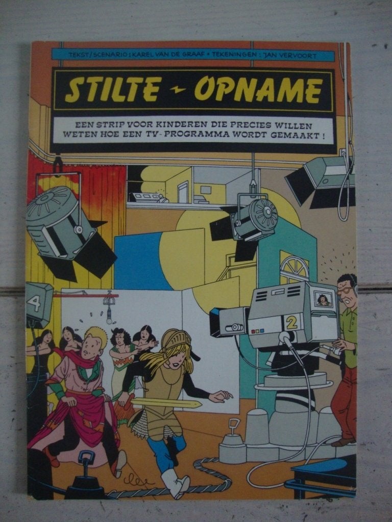 stilte-opname, Gelezen, Eén stripboek, K. v d Graaf, J. Vervoort, Ophalen of Verzenden