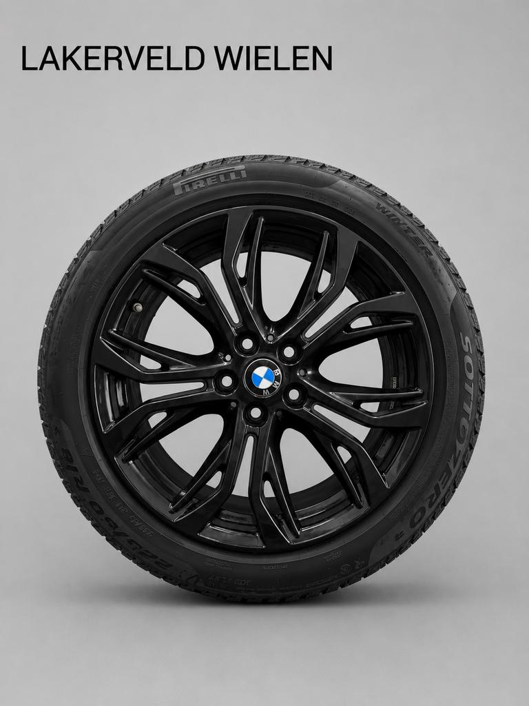 BMW X1 Winterset 225/50 R18 Pirelli GOED! Winter, 18 inch, Gebruikt, Banden en Velgen, Personenwagen