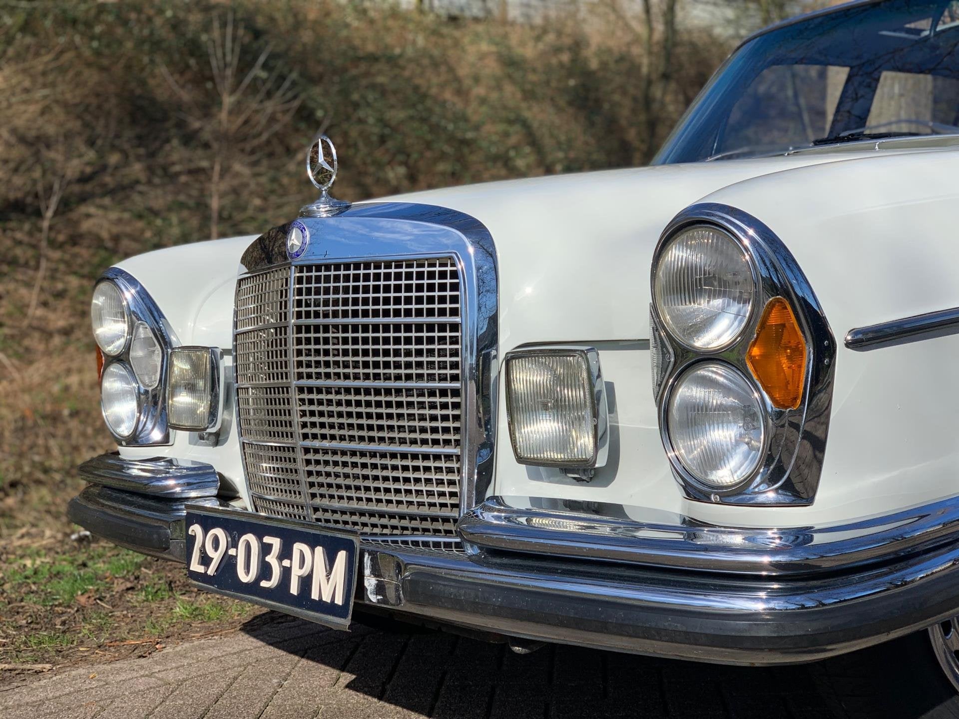 Mercedes-Benz S-klasse 280 S 9.857 KM ! NIEUWSTAAT ! 1971 !, Achterwielaandrijving, Gebruikt, 156 pk, Wit