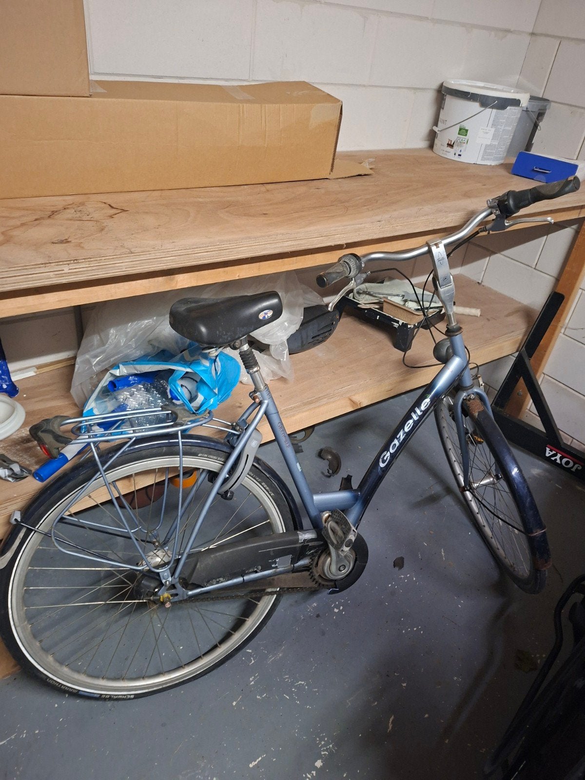 Oude Gazelle fiets voor onderdelen of opknapbeurt, Fietsen en Brommers, Fietsen | Dames | Damesfietsen, Ophalen, Terugtraprem