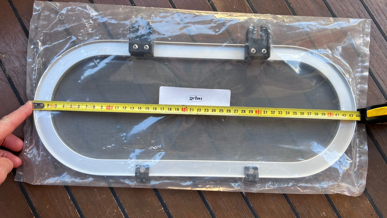 2 horren van Gebo voor patrijspoorten, Ophalen of Verzenden, Nieuw, Zeilboot of Motorboot
