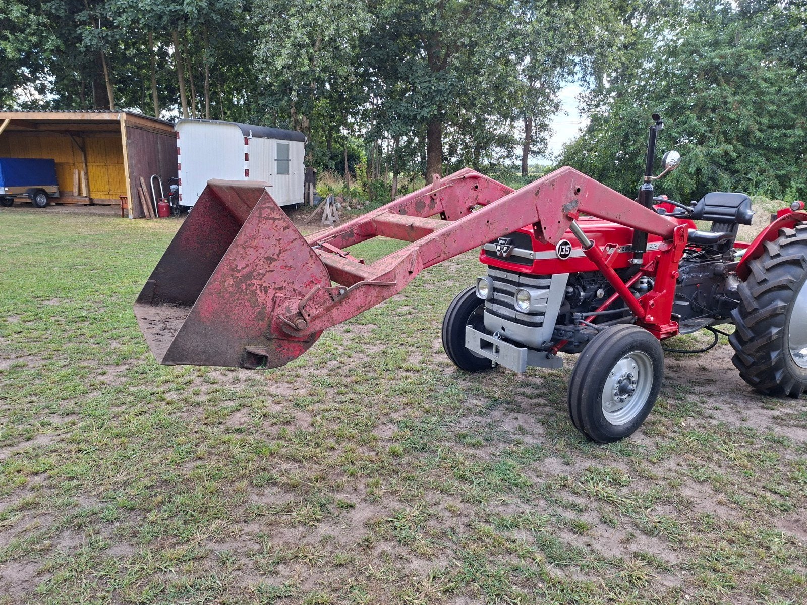 voorladder van massey ferguson of ruilen, Tot 2500, Oldtimer, Ophalen of Verzenden, Tot 80 Pk