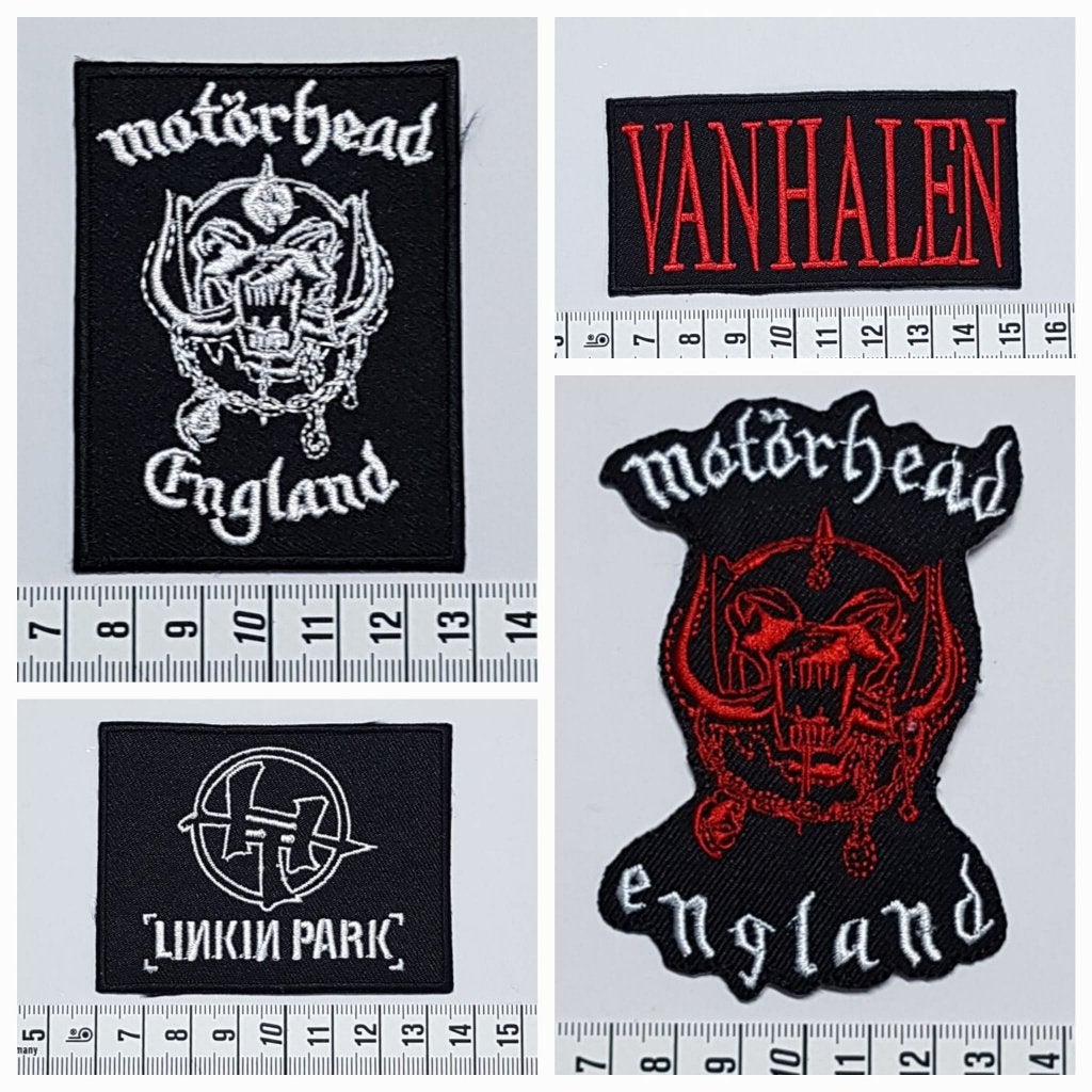 Emblemen,Moterhad,VAN HALEN,Linkin Park, rock,band,muziek, Ophalen of Verzenden, Nieuw