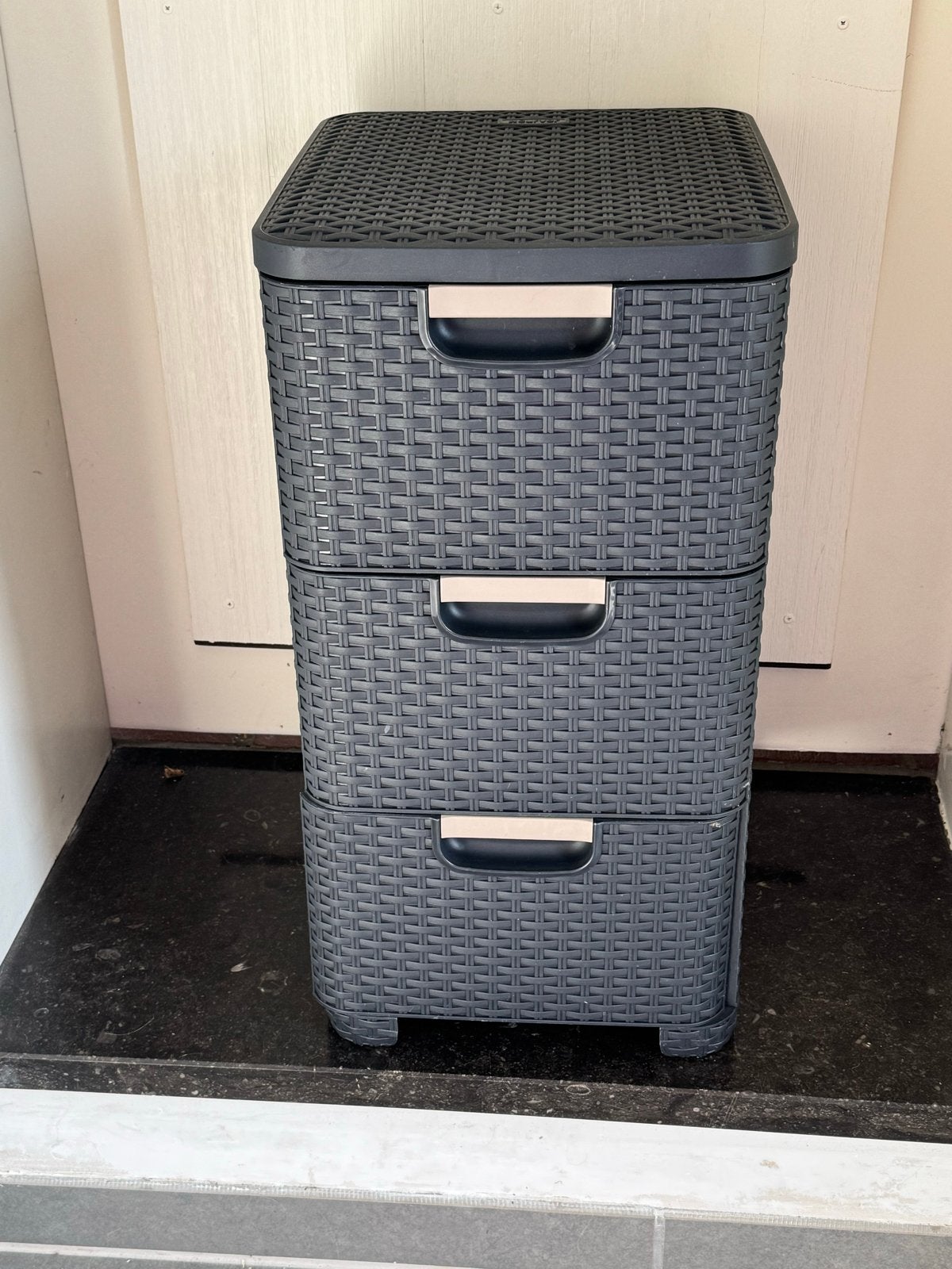 Curver Style Ladenkast 3 Laden 14L Antraciet, Huis en Inrichting, Ophalen, Gebruikt, 3 of 4 laden, Minder dan 100 cm