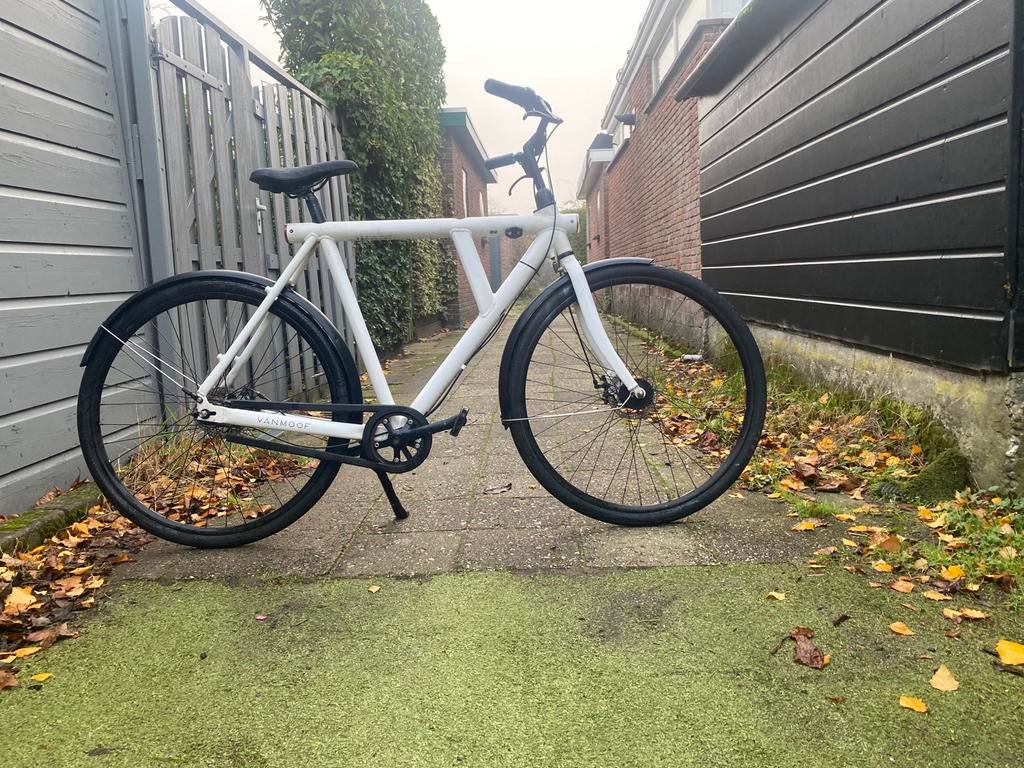 Witte VANMOOF VAN MOOF MET 3 VERSNELLINGEN, Fietsen en Brommers, Fietsen | Heren | Herenfietsen, Ophalen
