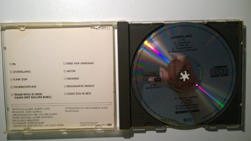 Robert Long - Levenslang, Cd's en Dvd's, Ophalen of Verzenden, Zo goed als nieuw, Pop, Album