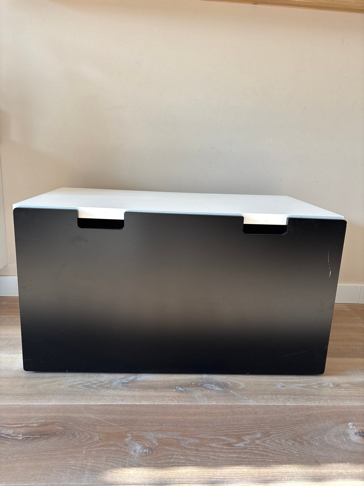 IKEA Småstad: Bureau/Opbergkist met Zwart Front, Ophalen, Gebruikt
