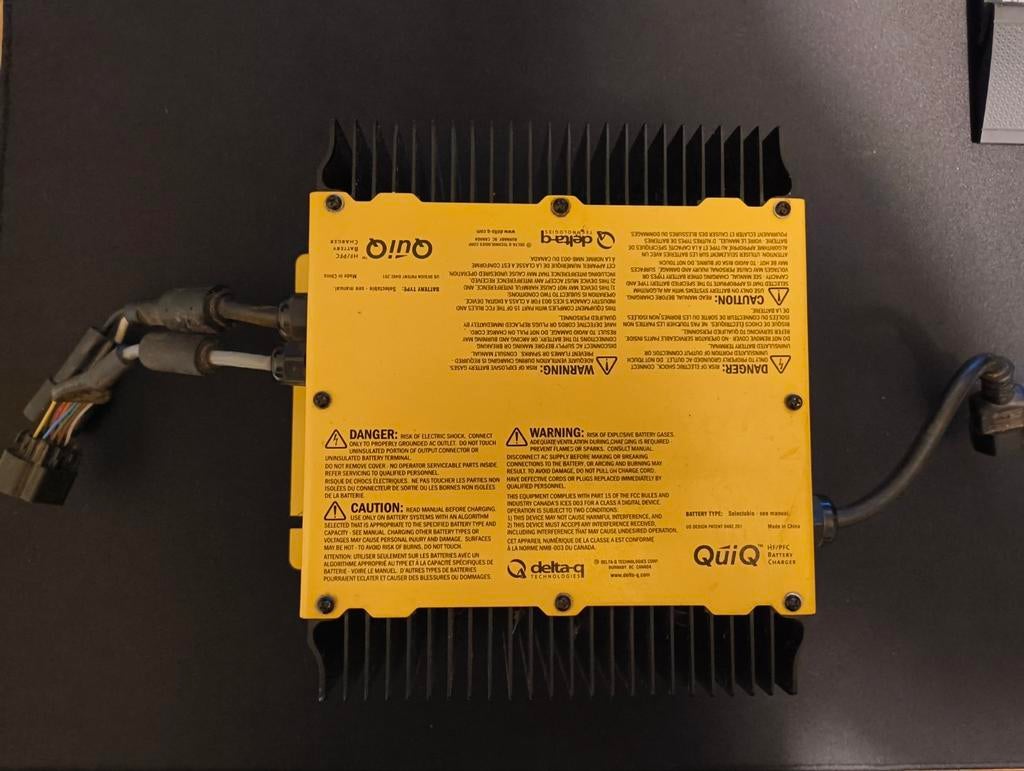 Delta-Q QuiQ 48V 18A acculader, Ophalen of Verzenden, Gebruikt, Overige automerken