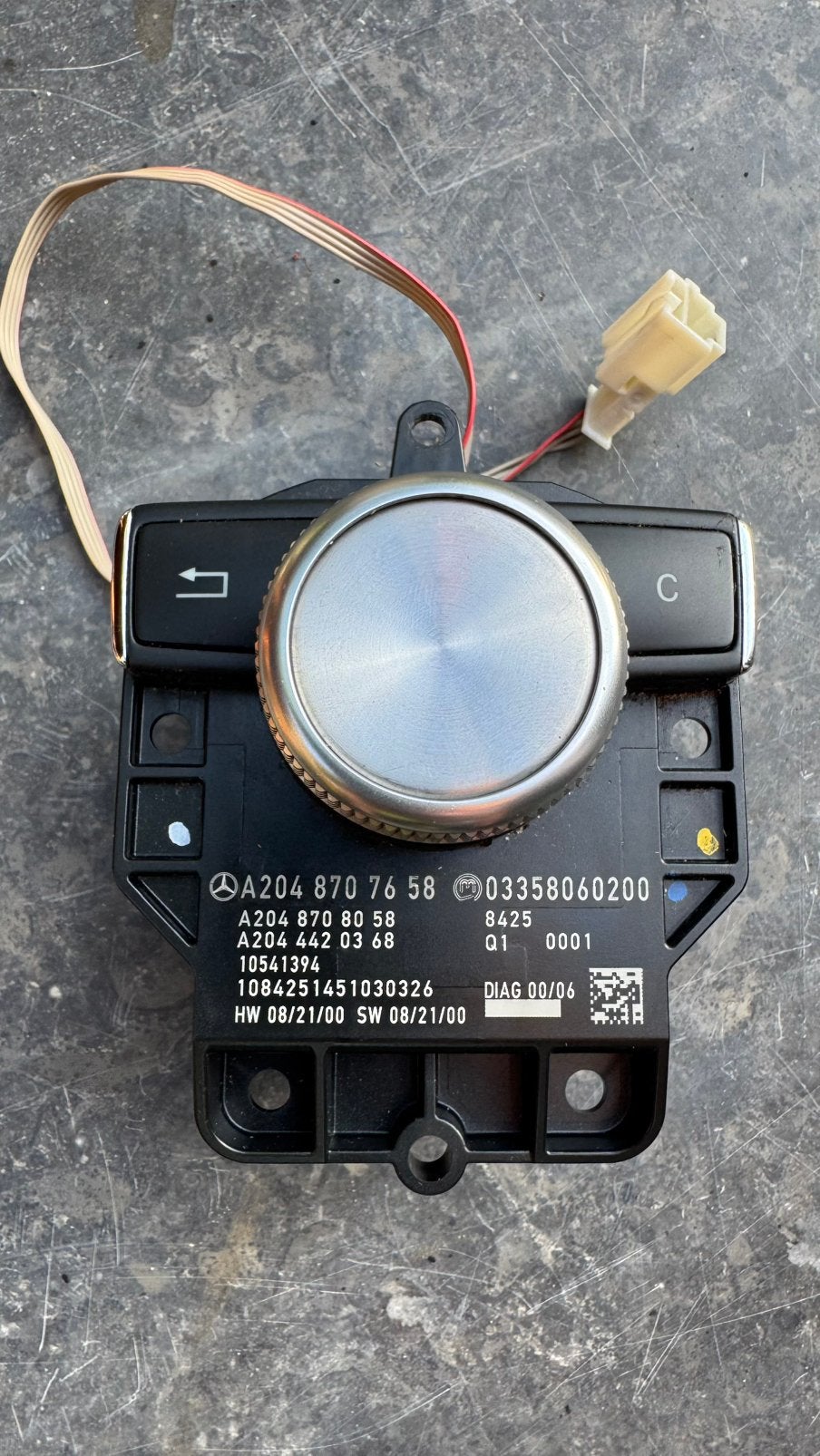 Mercedes-Benz A204 870 76 58 Command Controller, Ophalen of Verzenden, Gebruikt, Mercedes-Benz