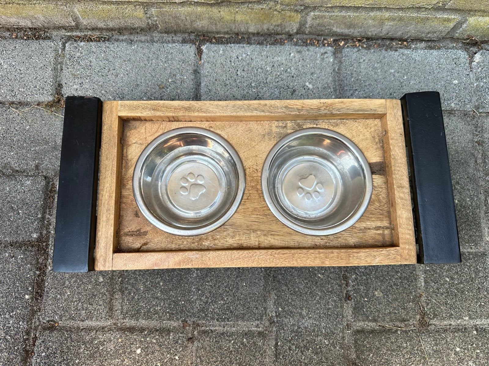 Mangohouten standaard met voerbakjes, Ophalen of Verzenden, Nieuw