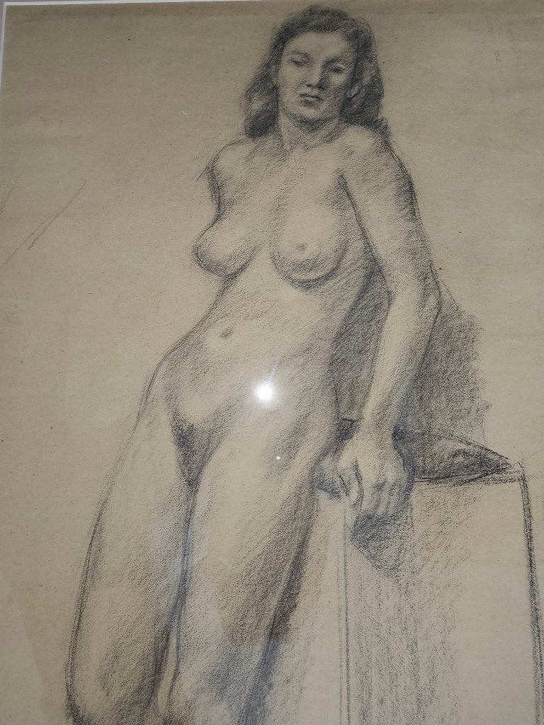 Harry Kuyten  Contékrijt, Antiek en Kunst, Ophalen