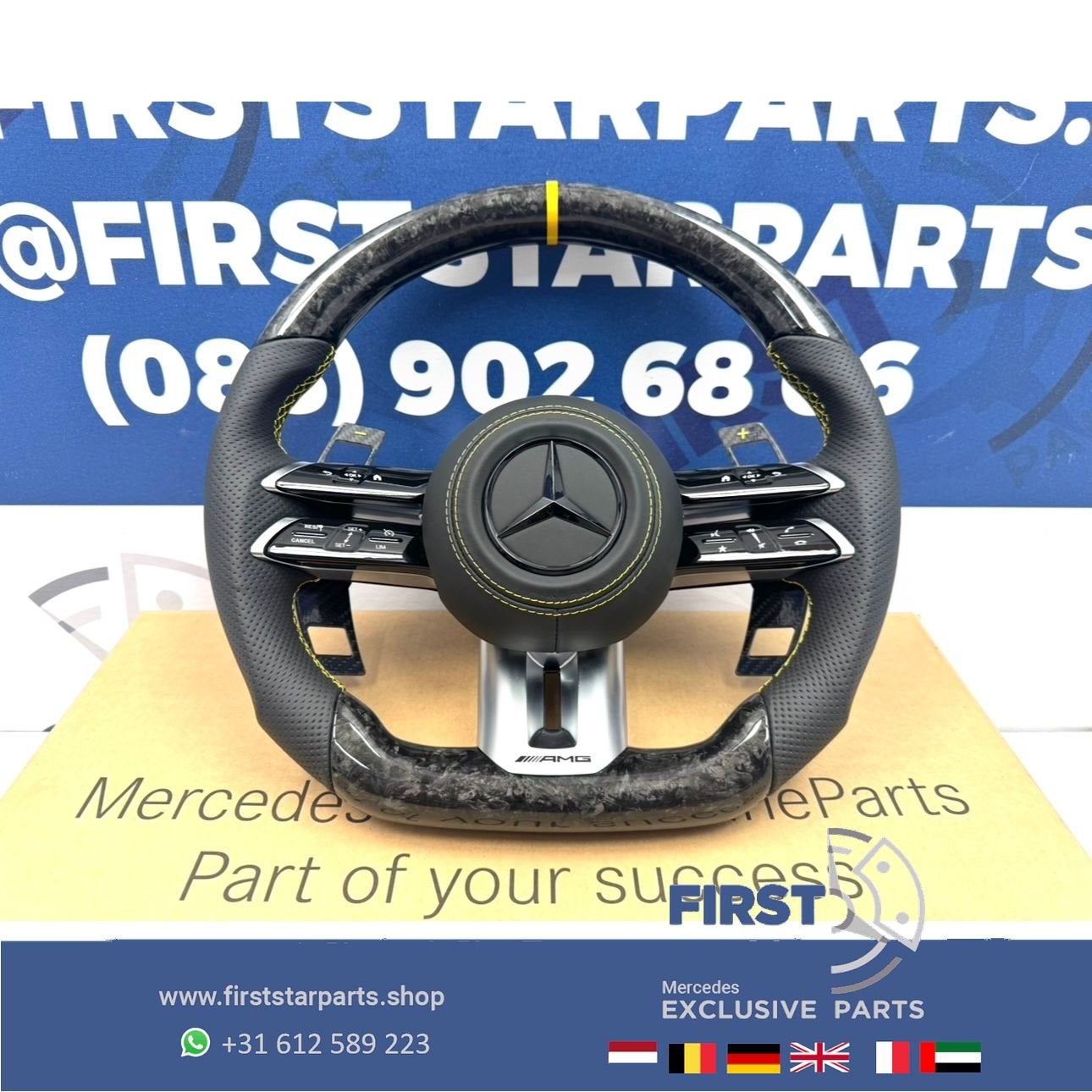 2026 CARBON AMG STUUR W177 W118 W206 W214 W254 W223 W463 W25, Auto-onderdelen, Besturing, Gebruikt, -, Ophalen of Verzenden, -