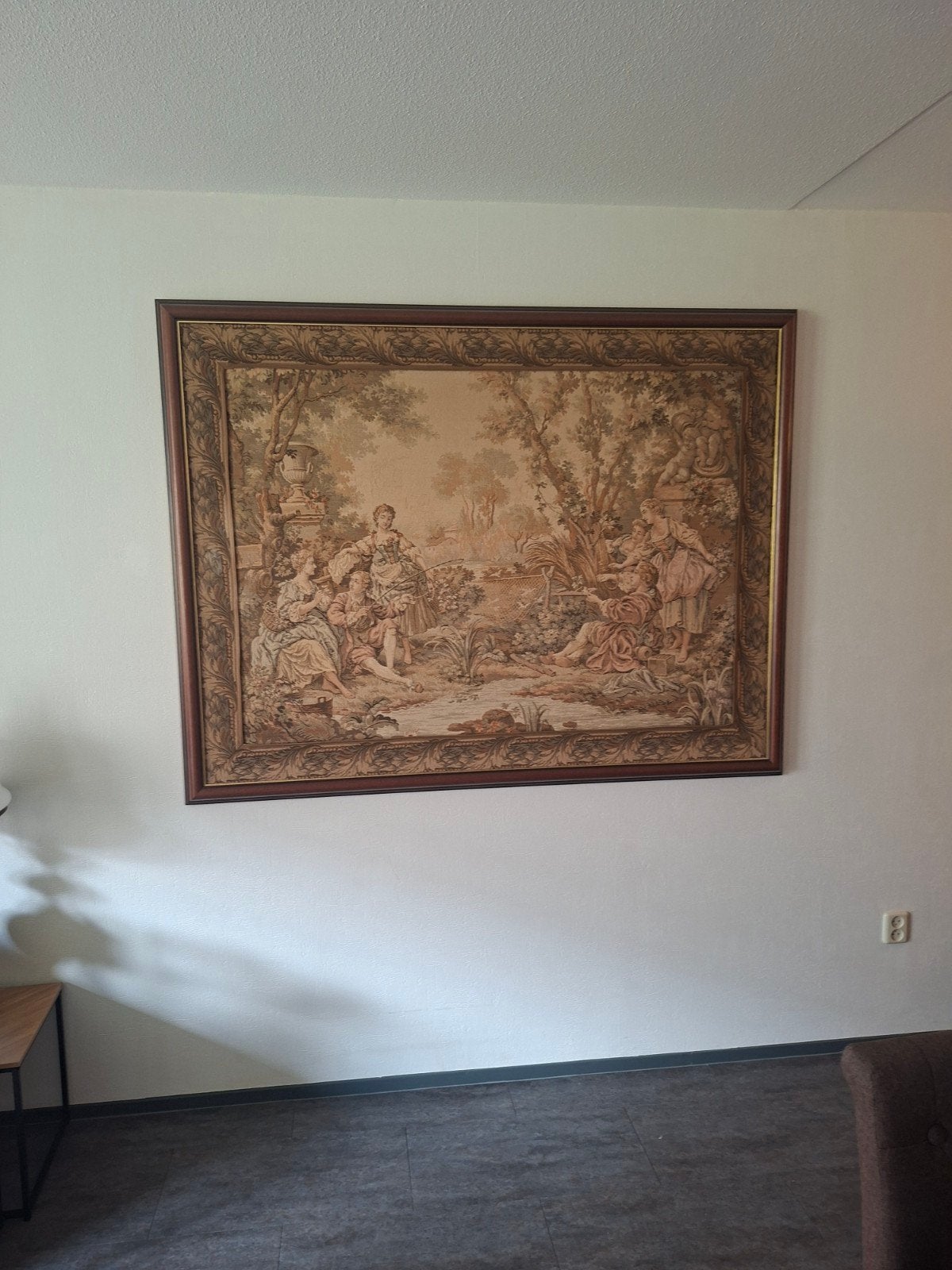 wandkleed/Gobelin, Ophalen