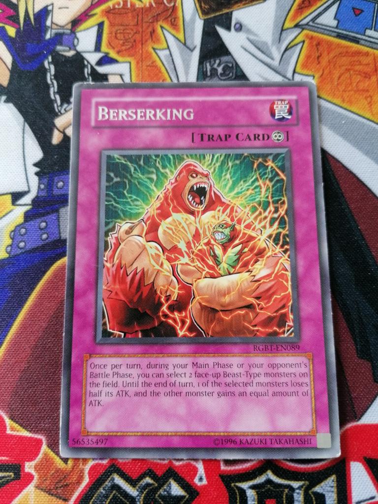 Berserking - Rare RGBT - Yu-Gi-Oh, Hobby en Vrije tijd, Verzamelkaartspellen | Yu-gi-Oh!, Ophalen of Verzenden, Zo goed als nieuw