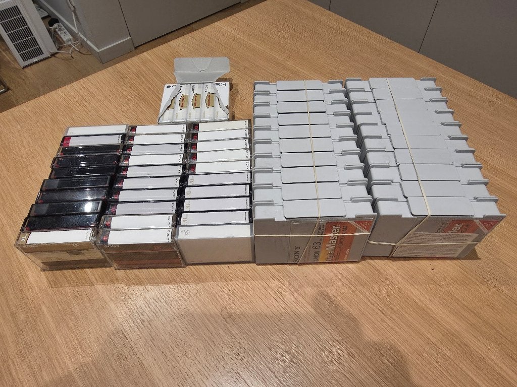 50 Sony  DV tapes, Ophalen, Videocamera, 1 TB of meer, Overige typen