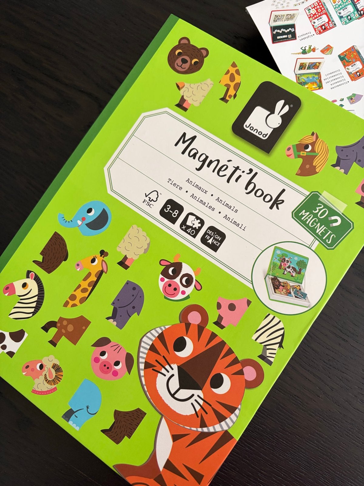 Janod Magneti'book Dieren Magnetisch Boek, Ophalen, Zo goed als nieuw, Overige typen