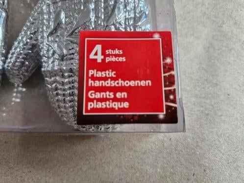 Zilveren handschoenen 4 stuks h, Evora, Onbekend, Nieuw, Ophalen of Verzenden