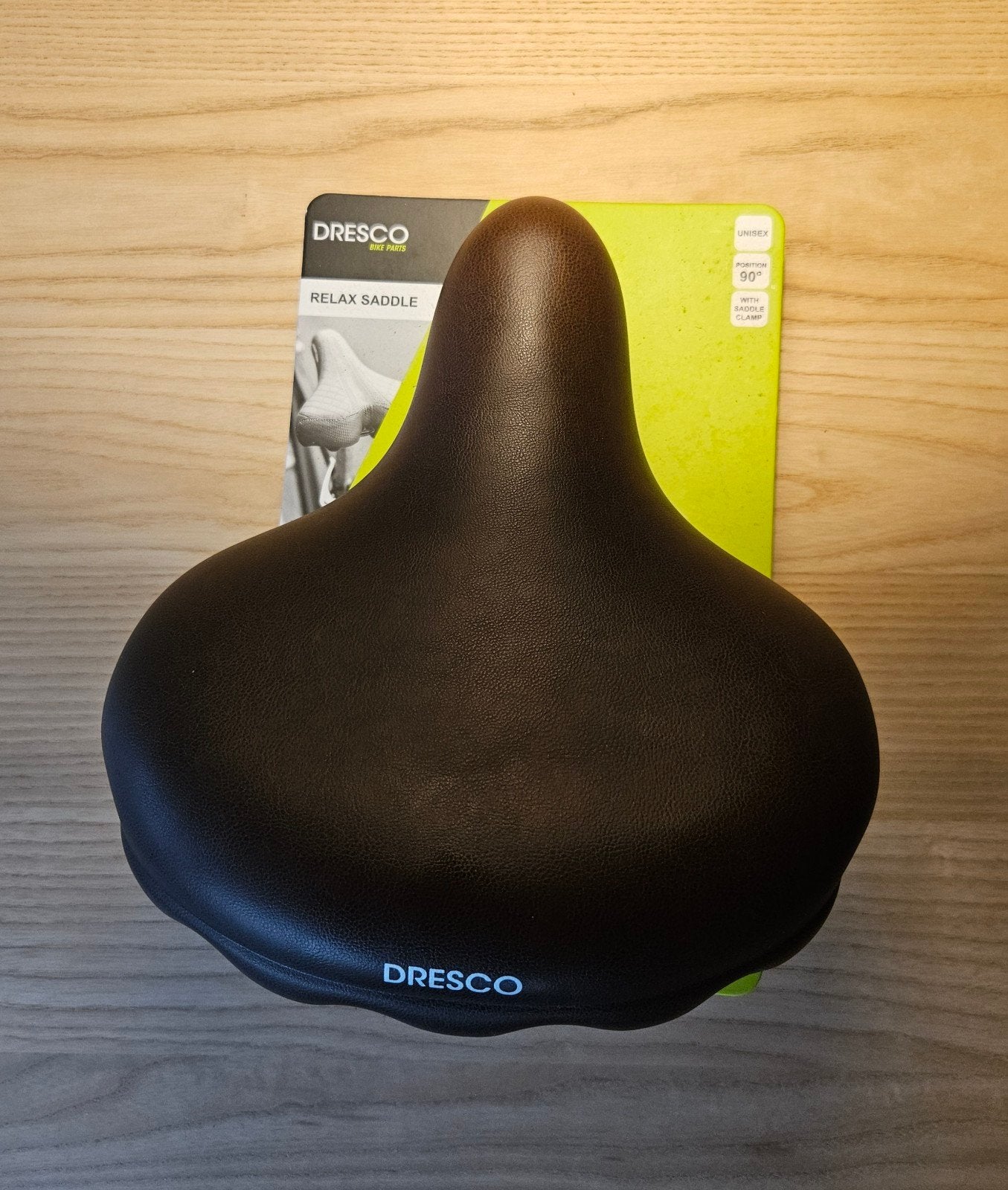 DRESCO Urban XL Bruin Fietszadel met Veren, Fietsen en Brommers, Ophalen, Stadsfiets, Zadel, DRESCO