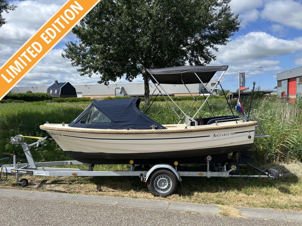 Prachtige Antaris 520 met 13 pk Vetus diesel nieuw model!, Afdekzeil, Antaris, Diesel, 2 m