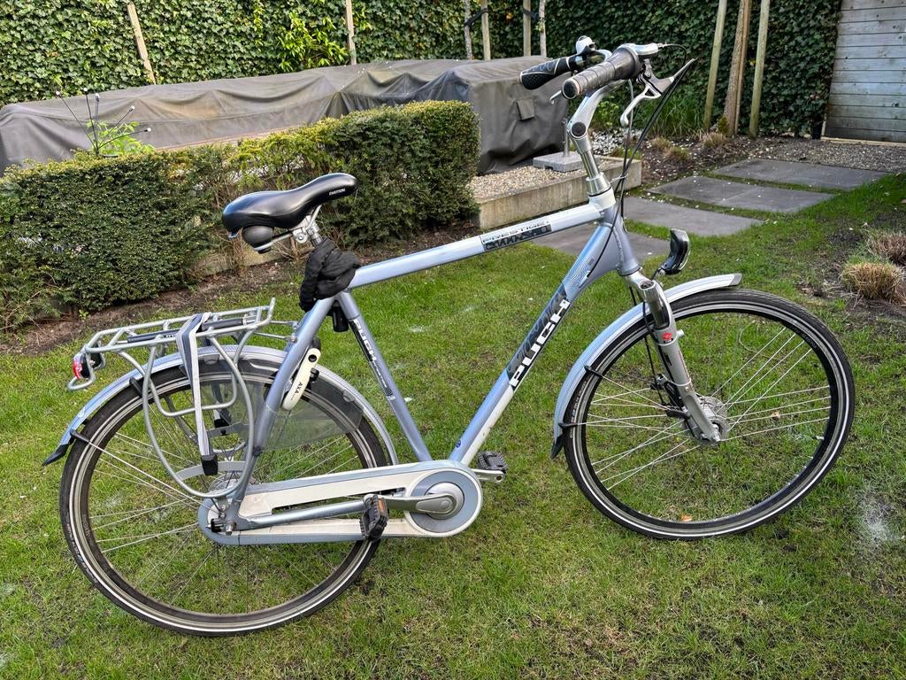 herenfiets, merk Puch framemaat 57 cm, Fietsen en Brommers, Fietsen | Heren | Herenfietsen, Gebruikt, Velgrem, Versnellingen, 57 tot 61 cm