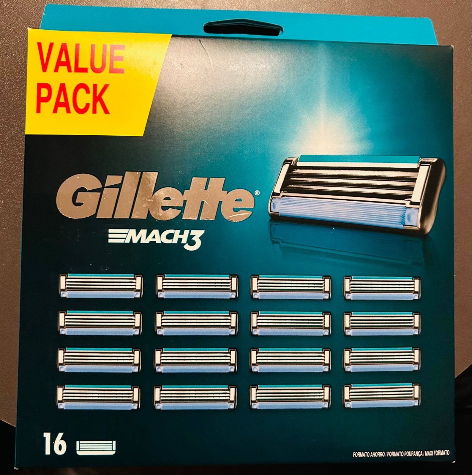 Gillette Mach3 Scheermesjes - Value Pack 16 stuks, Ophalen of Verzenden, Nieuw, Overige typen