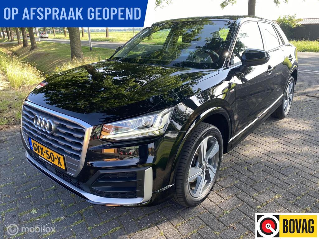 Audi Q2 1.4 TFSI S-tronic I S-Line I CarPlay I LED I Virtual, Auto's, Audi, Stof, 4 cilinders, Zwart, 19 km/l