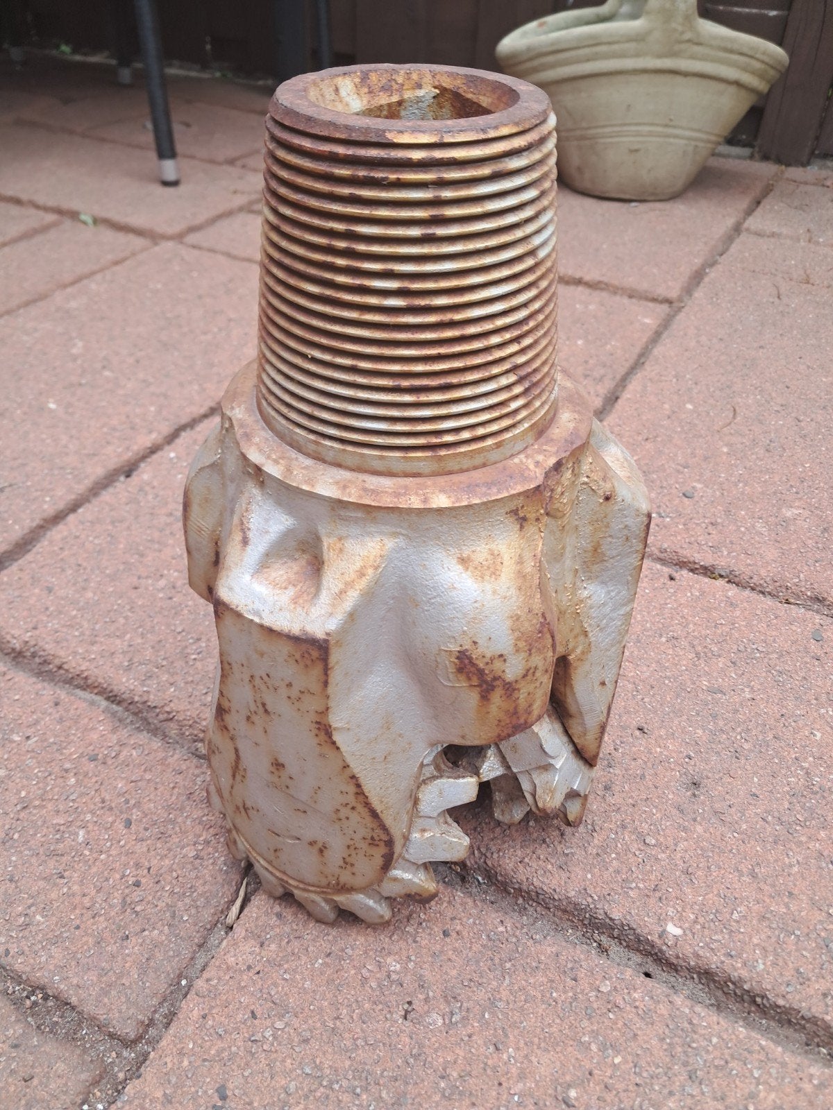 Unieke Stalen Olie-Boorkop / Decoratief Of Verzamelobject??, Ophalen, Gebruikt