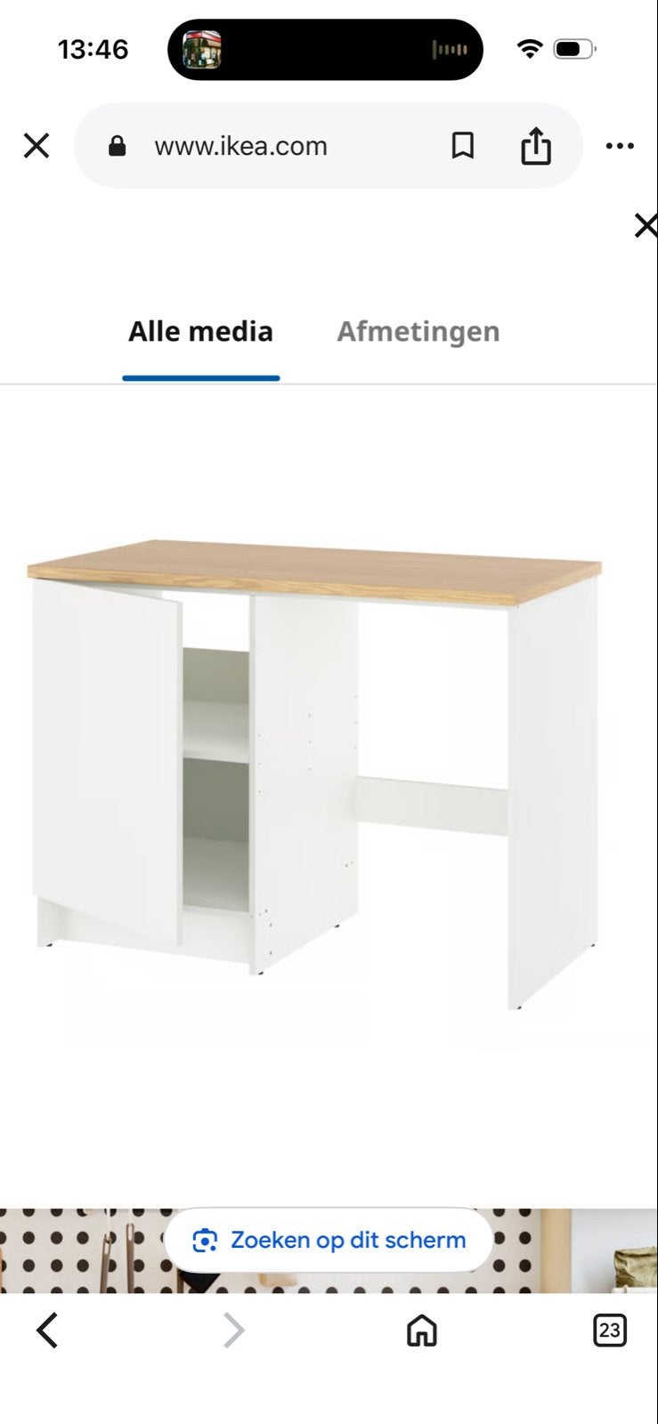 Ikea Knoxhult onderkast zonder blad, Huis en Inrichting, Keuken | Keukenelementen, Ophalen, 100 tot 150 cm, Wit, Nieuw
