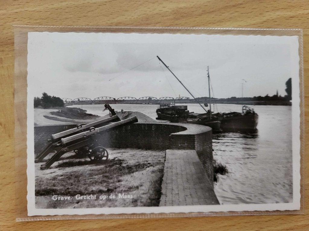 ansicht GRAVE Maas boot kanon, Verzenden, Voor 1920, Noord-Brabant