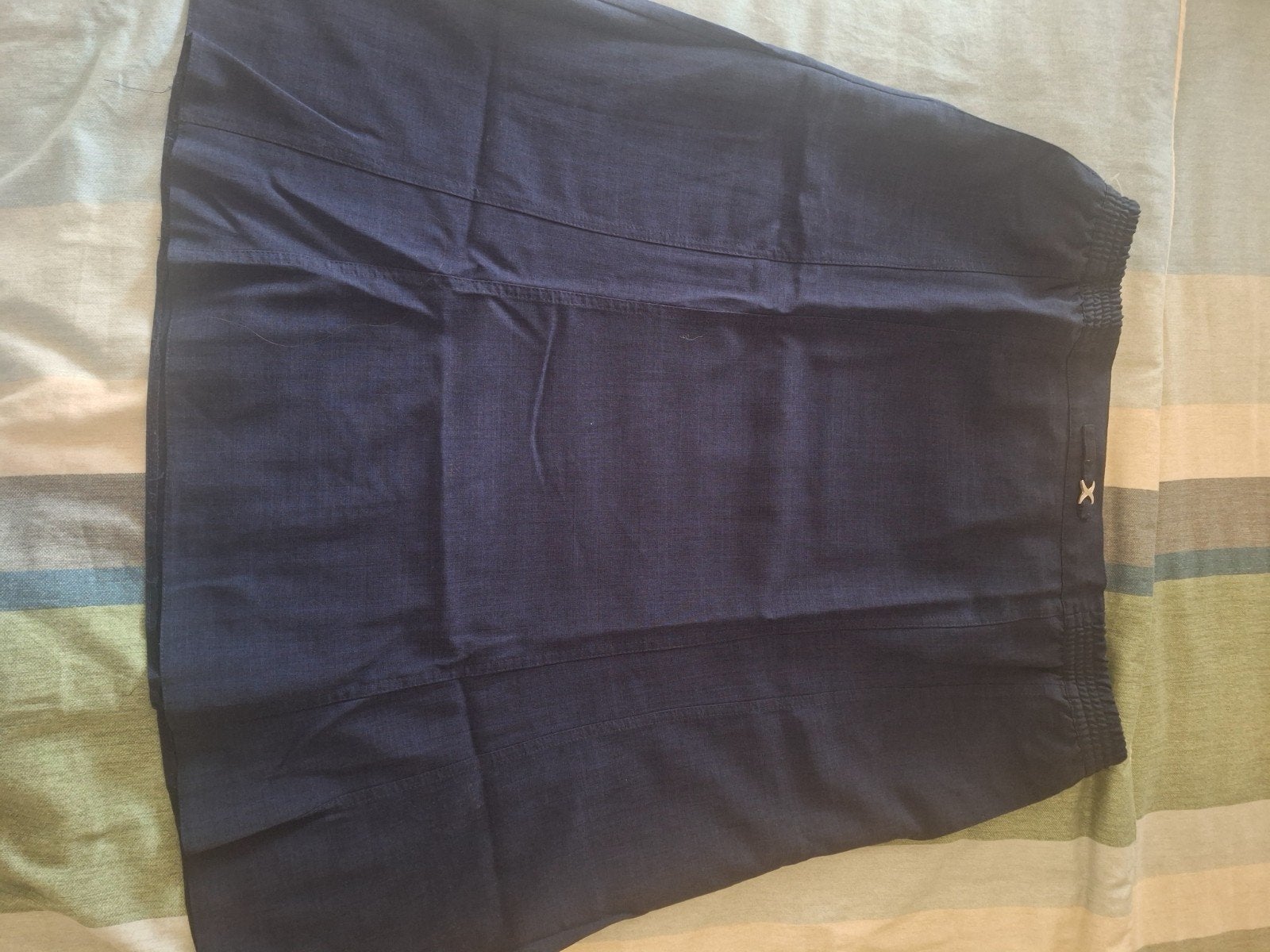 Donkerblauwe Setter rok, maat 50 gevoerd, Kleding | Dames, Blauw, Maat 46/48 (XL) of groter, Ophalen of Verzenden, Zo goed als nieuw