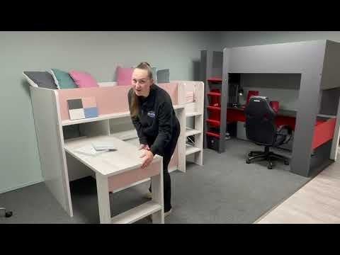 Yolo halfhoogslaper - 90x200 - Blauw, Niet ingevuld, Niet ingevuld, Niet ingevuld