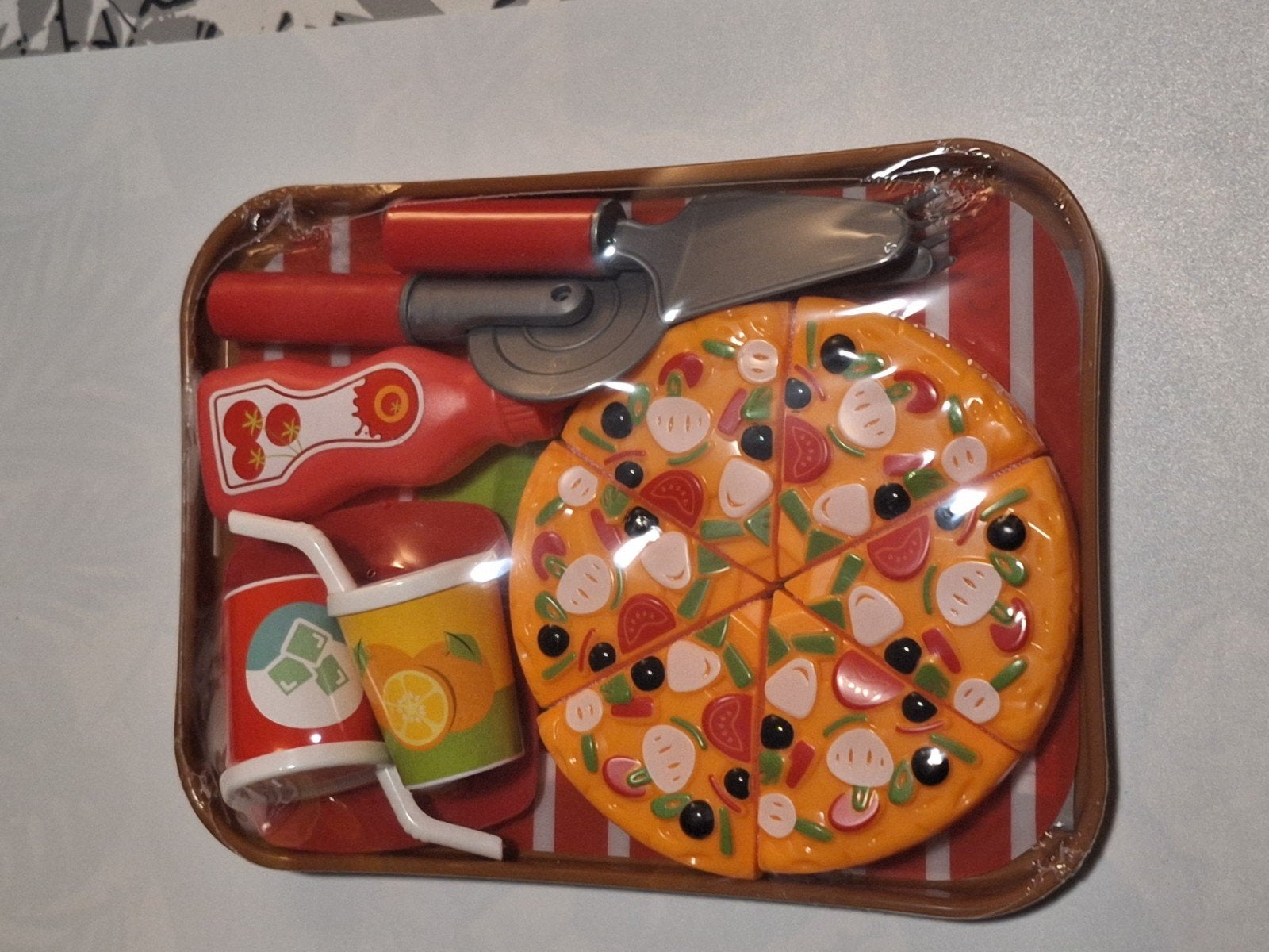 Kinder Speelgoed. Pizza Setje. Kid Land.Nieuw In Verpakking, Ophalen of Verzenden, Nieuw, Kunststof, Speelkeuken-accessoire