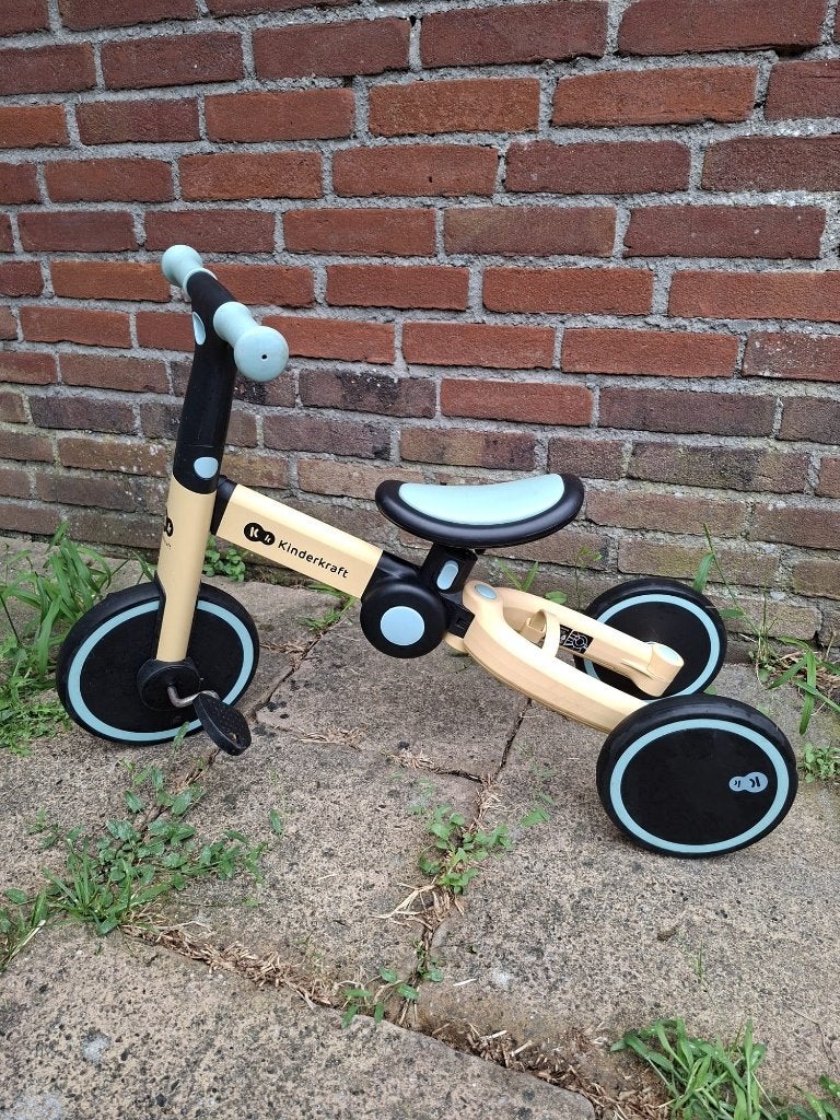 Kinderkraft 4TRIKE 3-in-1 loopfiets / driewieler – beige, Kinderen en Baby's, Speelgoed | Buiten | Voertuigen en Loopfietsen, Ophalen of Verzenden