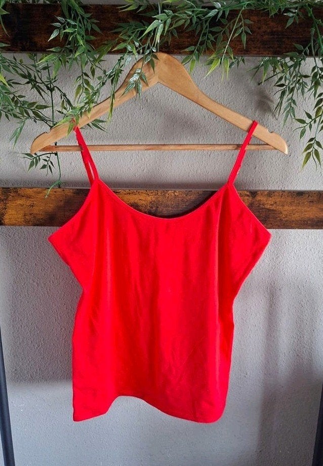 TOP rood M, Kleding | Dames, Tops, Maat 38/40 (M), Nieuw, Ophalen of Verzenden, Zonder mouw