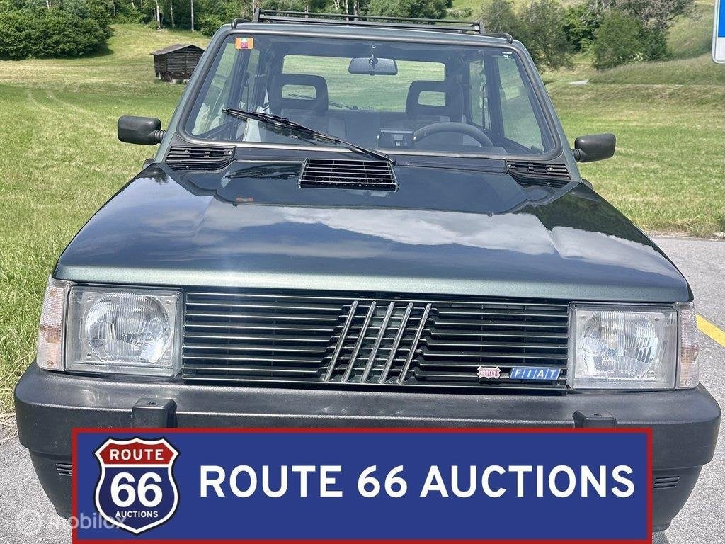 Fiat Panda 4x4 Sisley | 1990 | Route 66 Auctions, Overige carrosserieën, Zwart, Bedrijf, Handgeschakeld