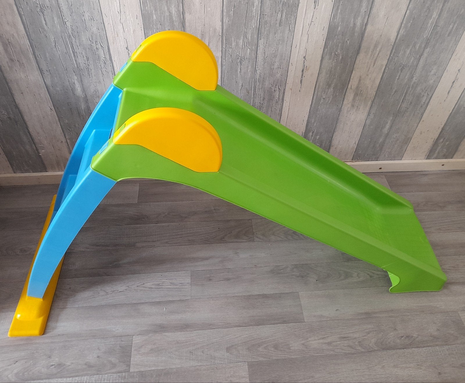 Peuter waterglijbaan - Groen/Blauw/Geel, Ophalen, Zo goed als nieuw, Glijbaan