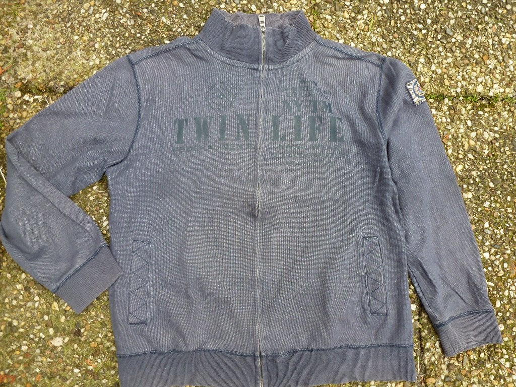 Heren grijs vest twinlife maat XL, Maat 56/58 (XL), Ophalen of Verzenden, Twinlife, Grijs