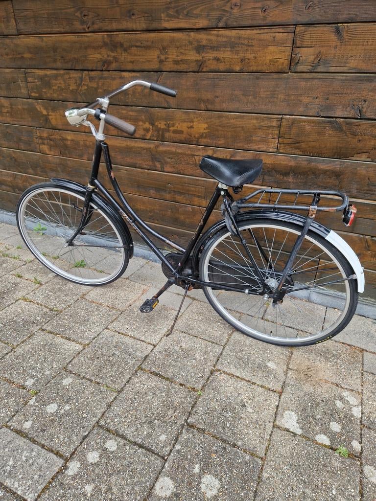 Oma fiets, Ophalen