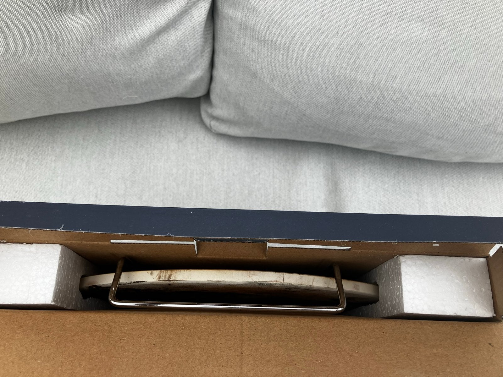 Gusta pizzabaksteen met houder Ø33cm, Overige typen, Nieuw, Gusta, Steen/keramiek