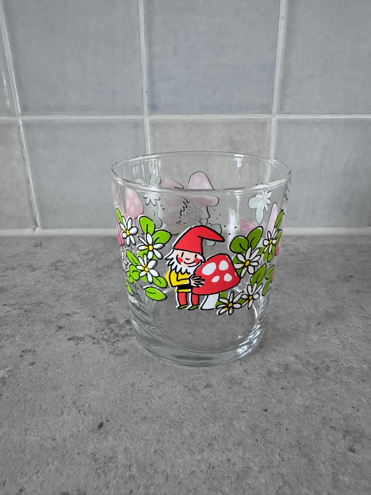 Efteling Blond Amsterdam glas kabouters (gebruikt), Ophalen of Verzenden, Gebruikt, Gebruiksvoorwerp