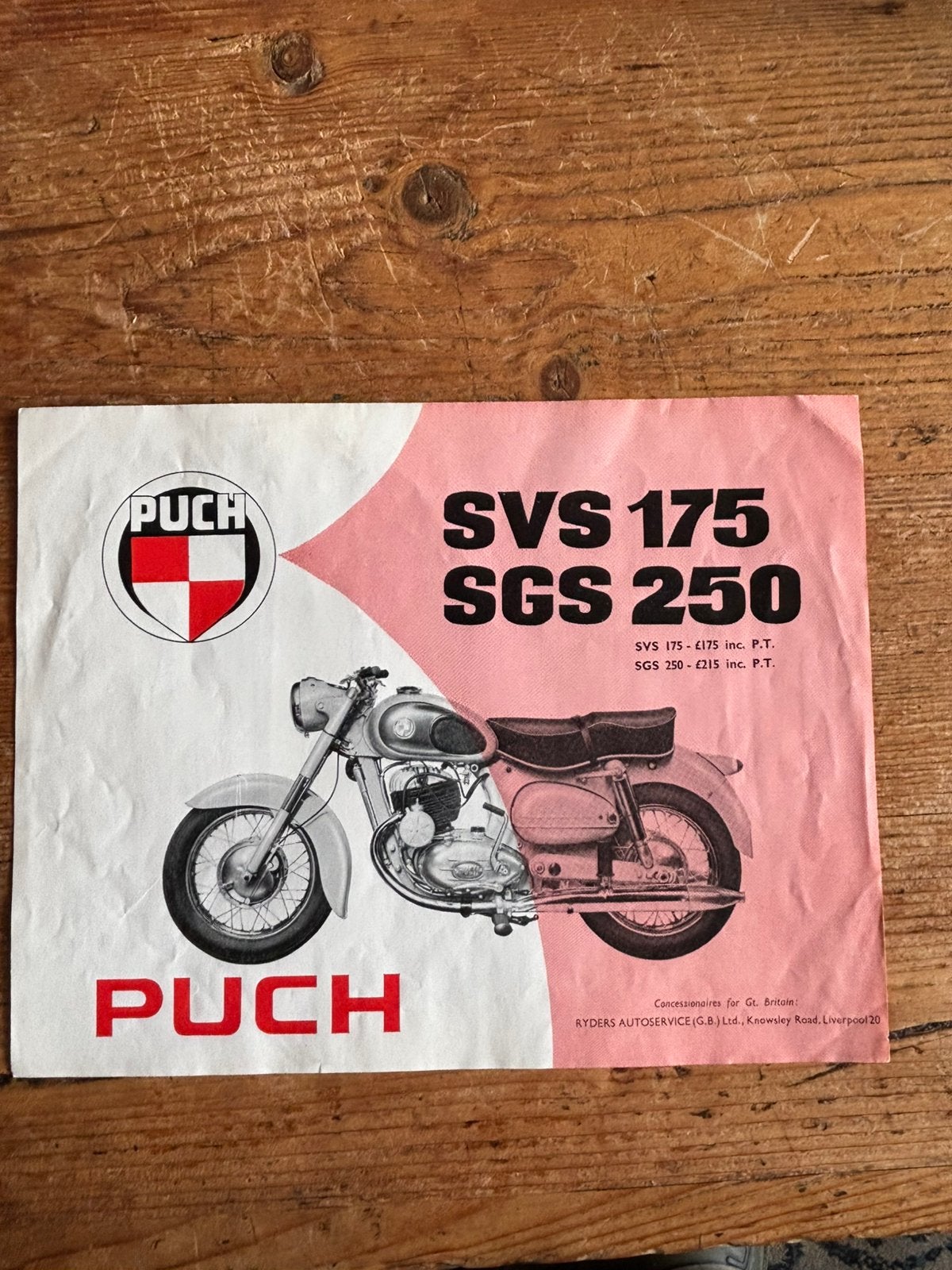 Puch prospect  175 , 250 cc, Ophalen of Verzenden