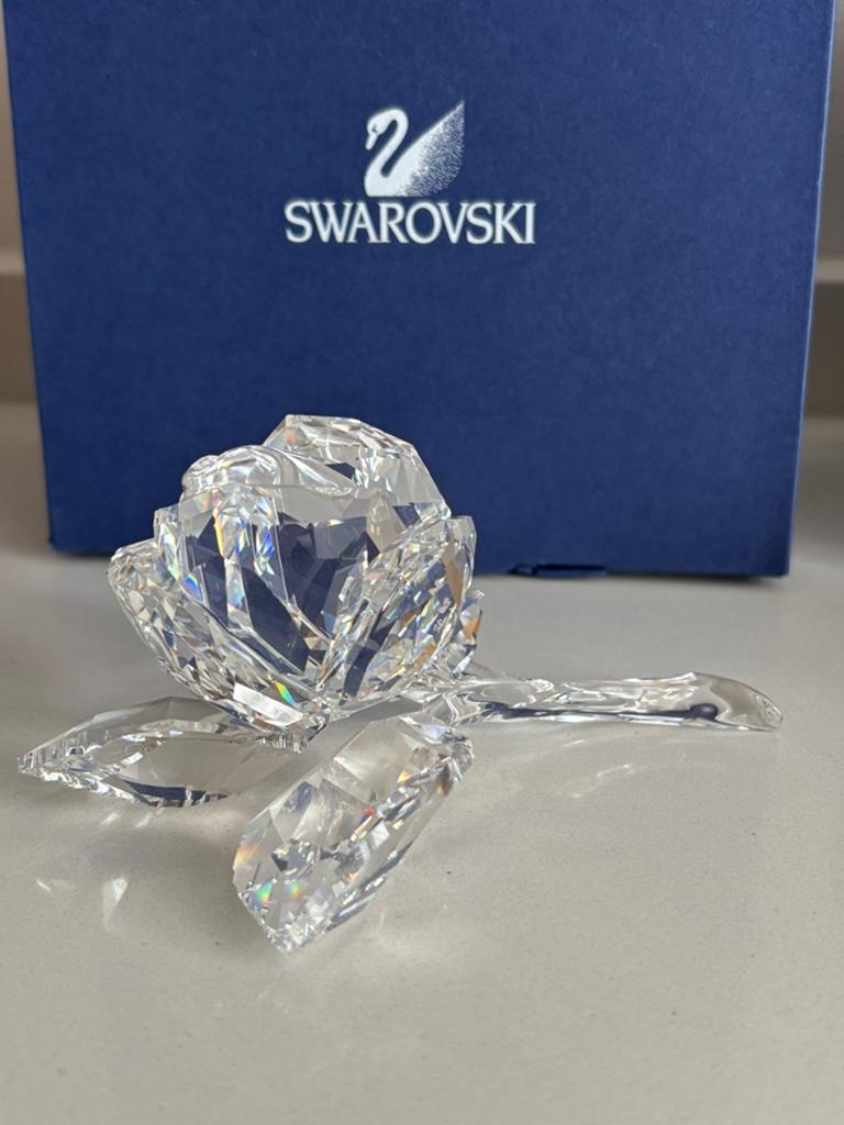 Swarovski grote roos, Ophalen of Verzenden, Zo goed als nieuw, Figuurtje