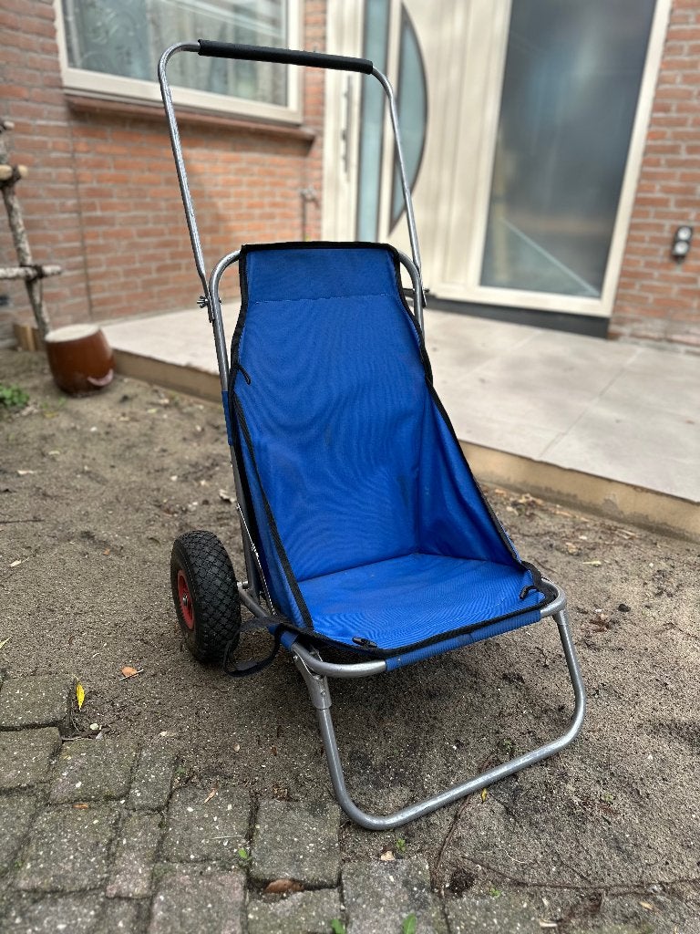 Eurotrail opvouwbare strand-vis trolly, Ophalen, Opvouwbaar, Gebruikt