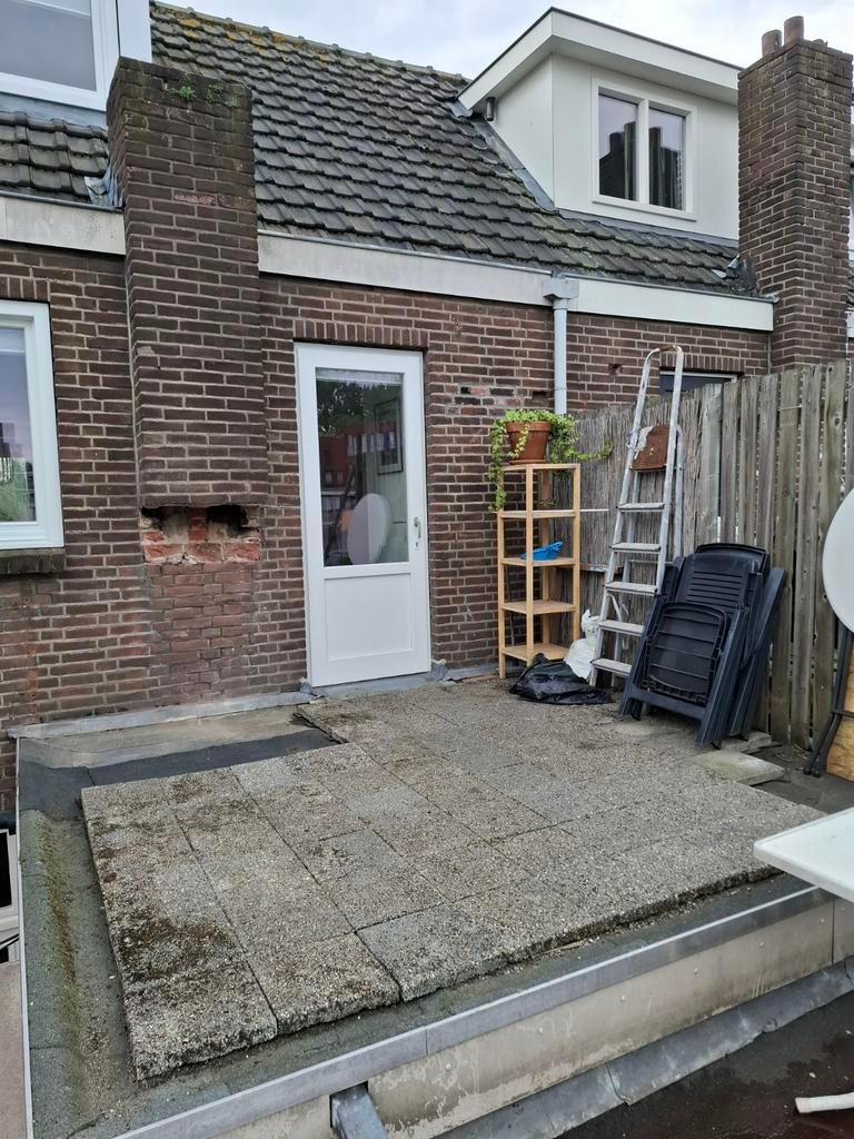 GRATIS: 30 grint tegels (2 hoog), Ophalen, Hardsteen, 5 tot 10 m², 20 tot 40 cm
