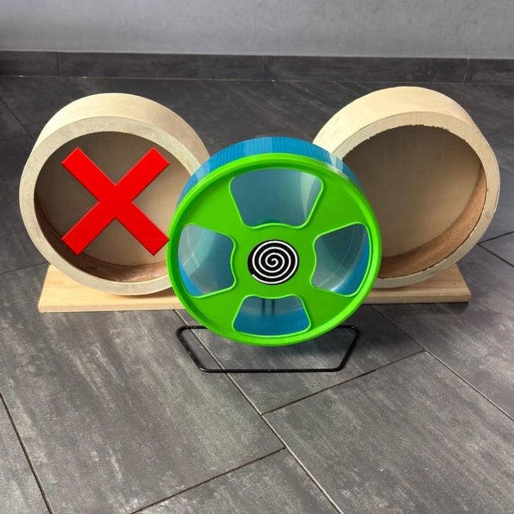 Houten/plastic hamster looprad, Ophalen of Verzenden, Zo goed als nieuw, Loopwiel of Rad
