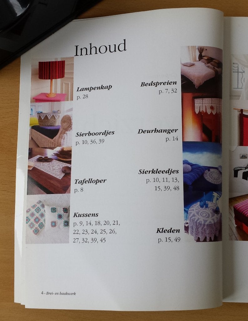 Interieur Haken en Breien - Marie Claire / Phildar - 2007, Gebruikt, Marie Claire, Breien of Haken, Ophalen of Verzenden